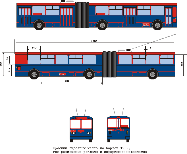 размещение рекламы на тролейбусах